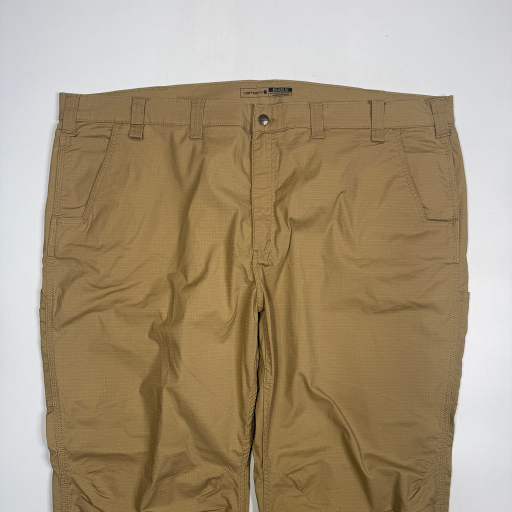 Carhartt Relaxed Straight Force Ripstop Pant 50" Dark Khaki