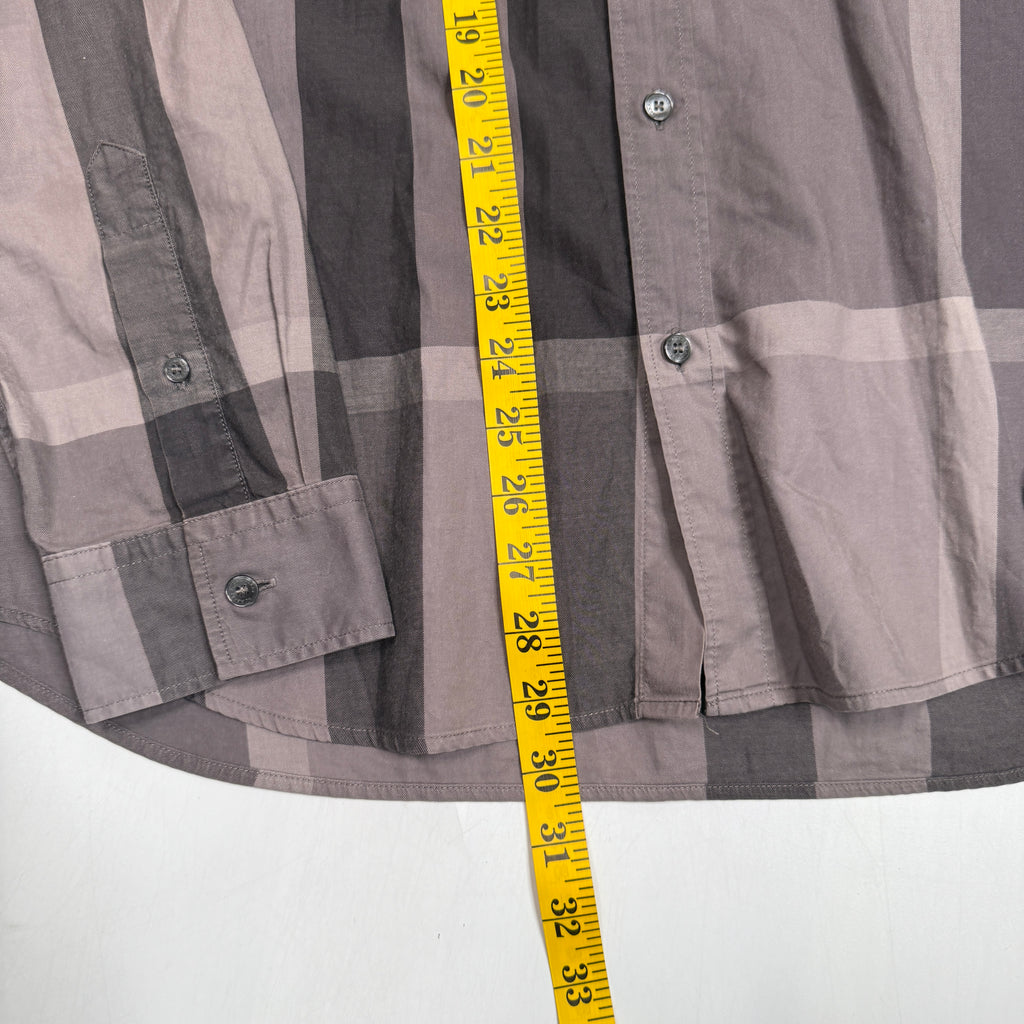 Burberry Brit Exploded Check L/S Button Up M/L