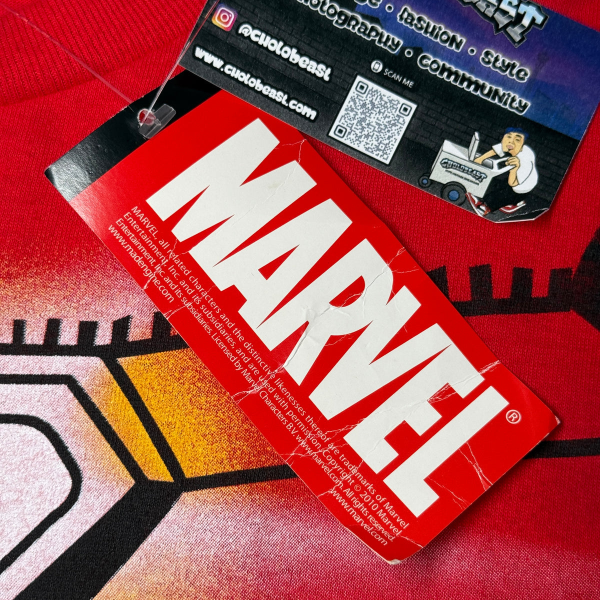 NWT Y2K Marvel Iron Man Suit T Shirt 2XL