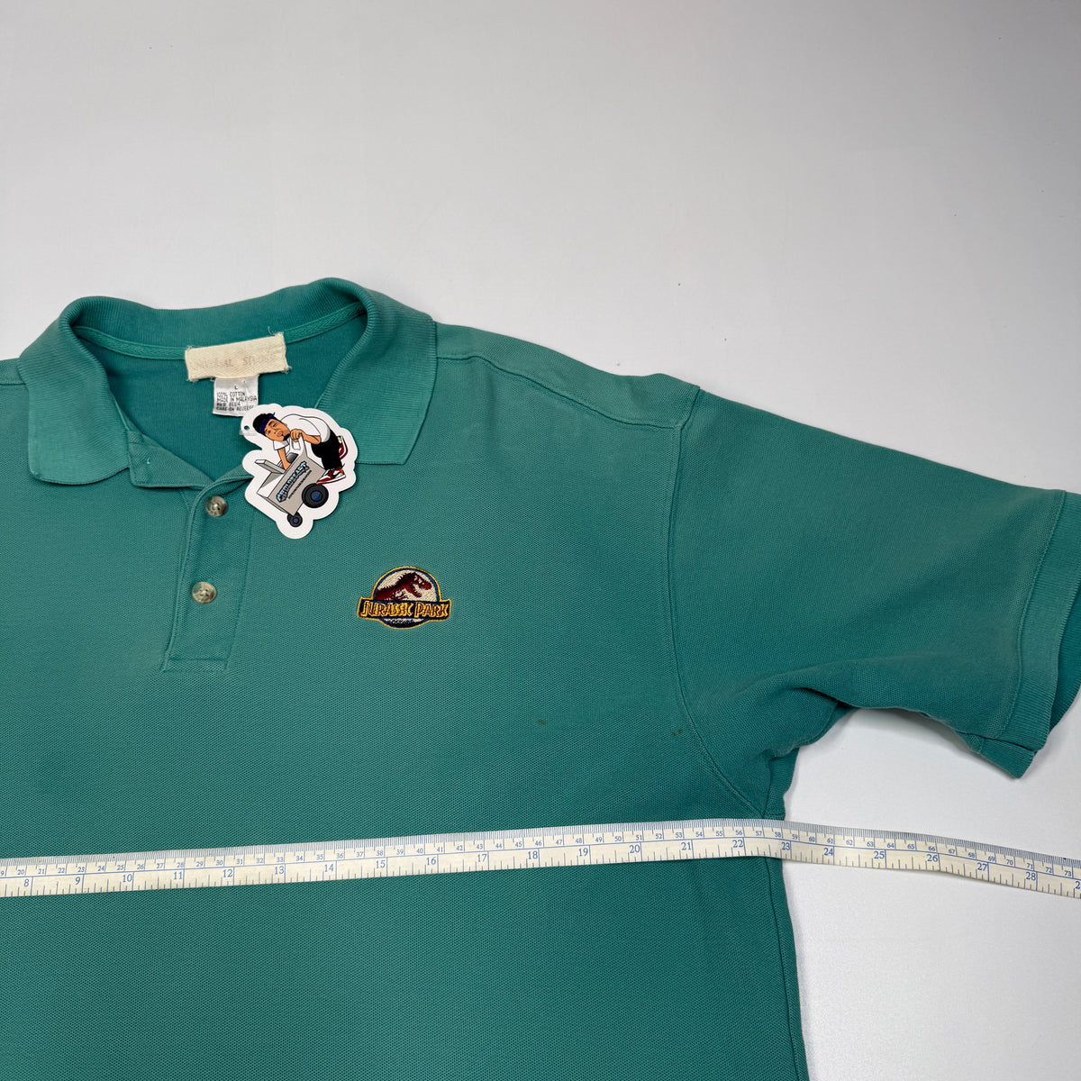 VTG Universal Studios Jurassic Park Polo Shirt L/XL