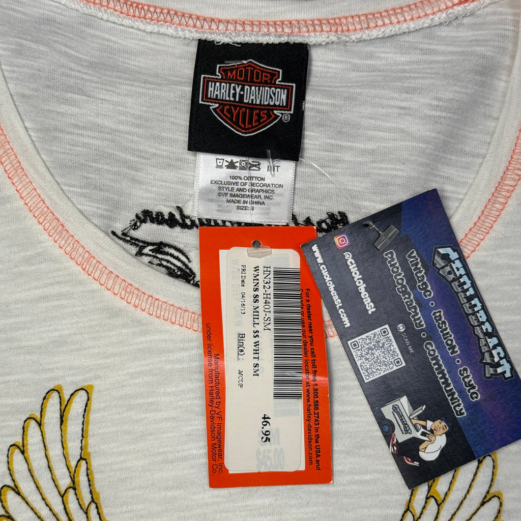 NWT Harley Davidson HD Embroidered T Shirt S