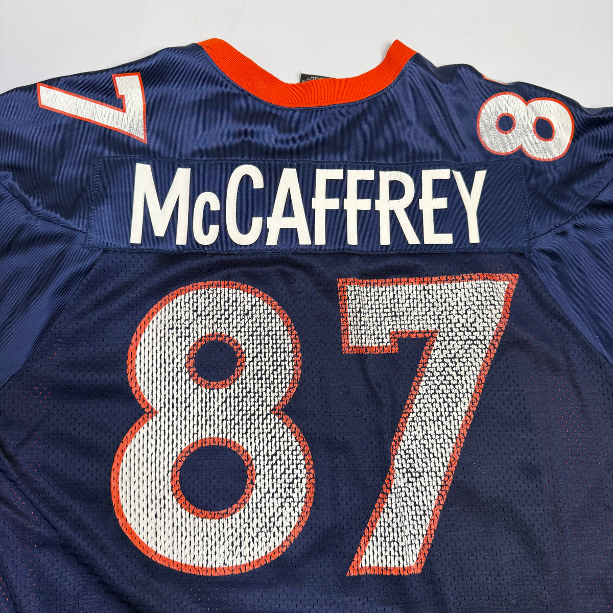 VTG 97' DEnver Broncos McCaffrey Football Jersey XL Home