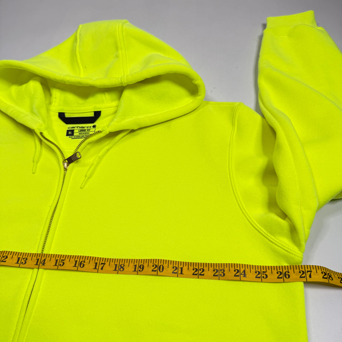 NWOT Carhartt Loose Fit Midweight Hoodie XL Bright Lime
