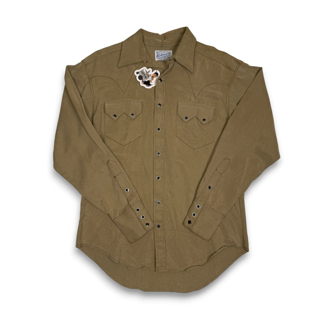 VTG Rockmount Sawtooth Western Peal Snap L/S Button Up XL/L