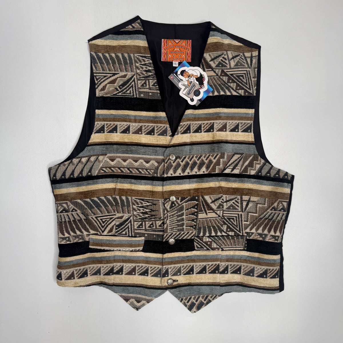 VTG Native American Tradition Southwestern Vest M