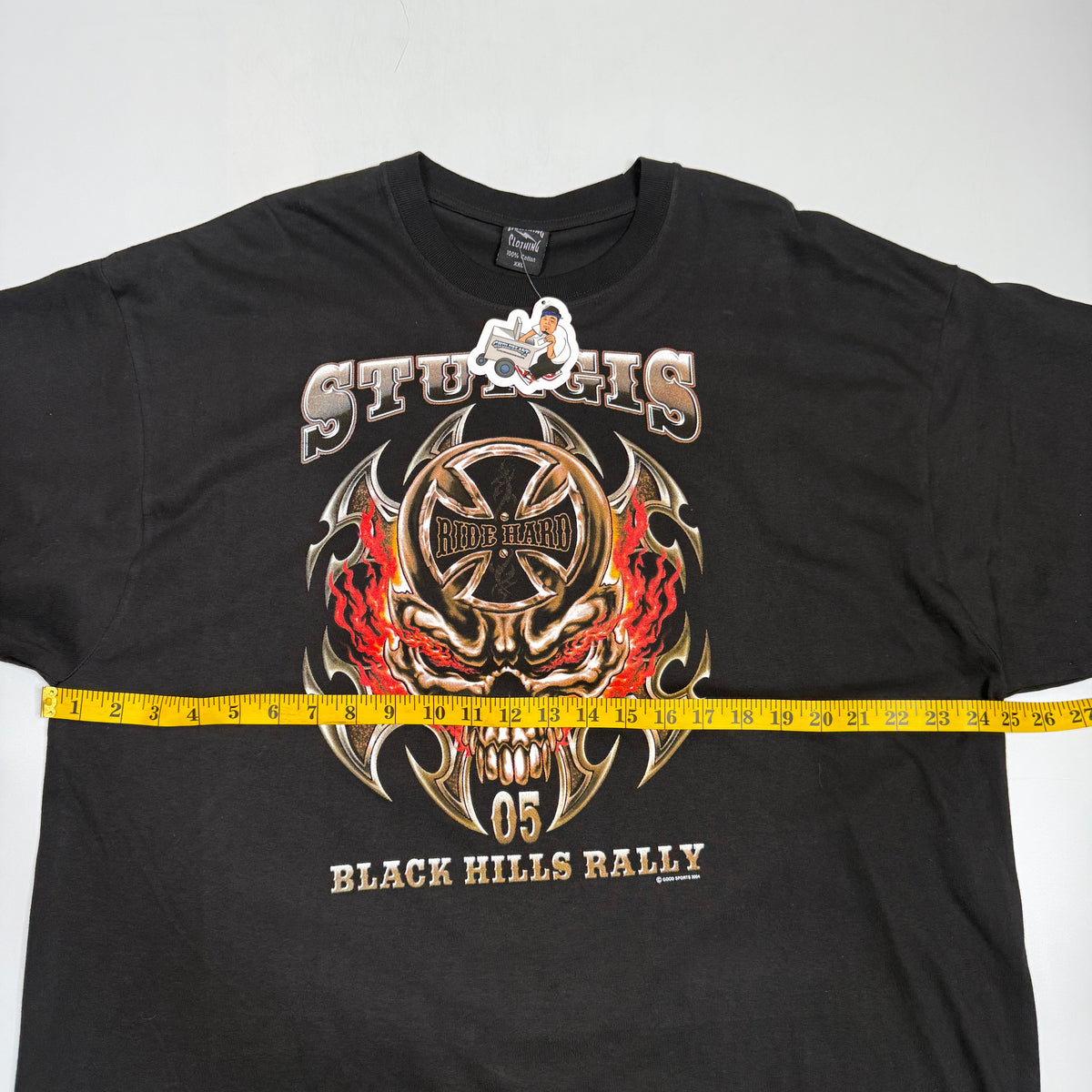 Y2K 2005 Sturgis Black Hills Rally South Dakota T Shirt 2XL