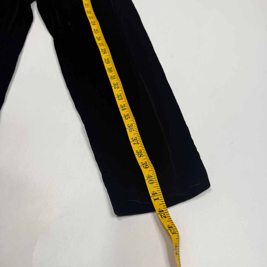 VTG Kenar High Waisted Rayon Pants 24" XS Black