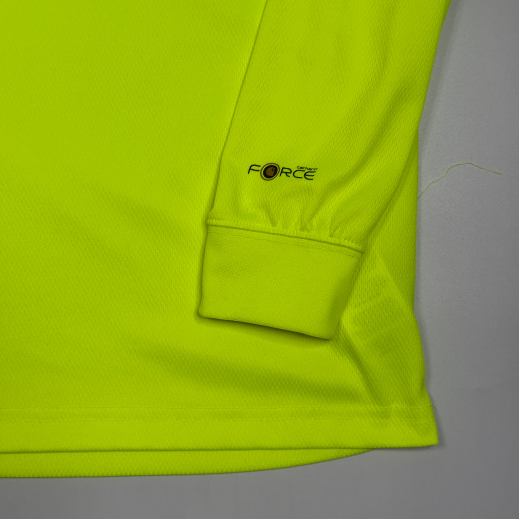 Carhartt Relaxed Fit Color Enhancement Force L/S Shirt XL TALL Lime
