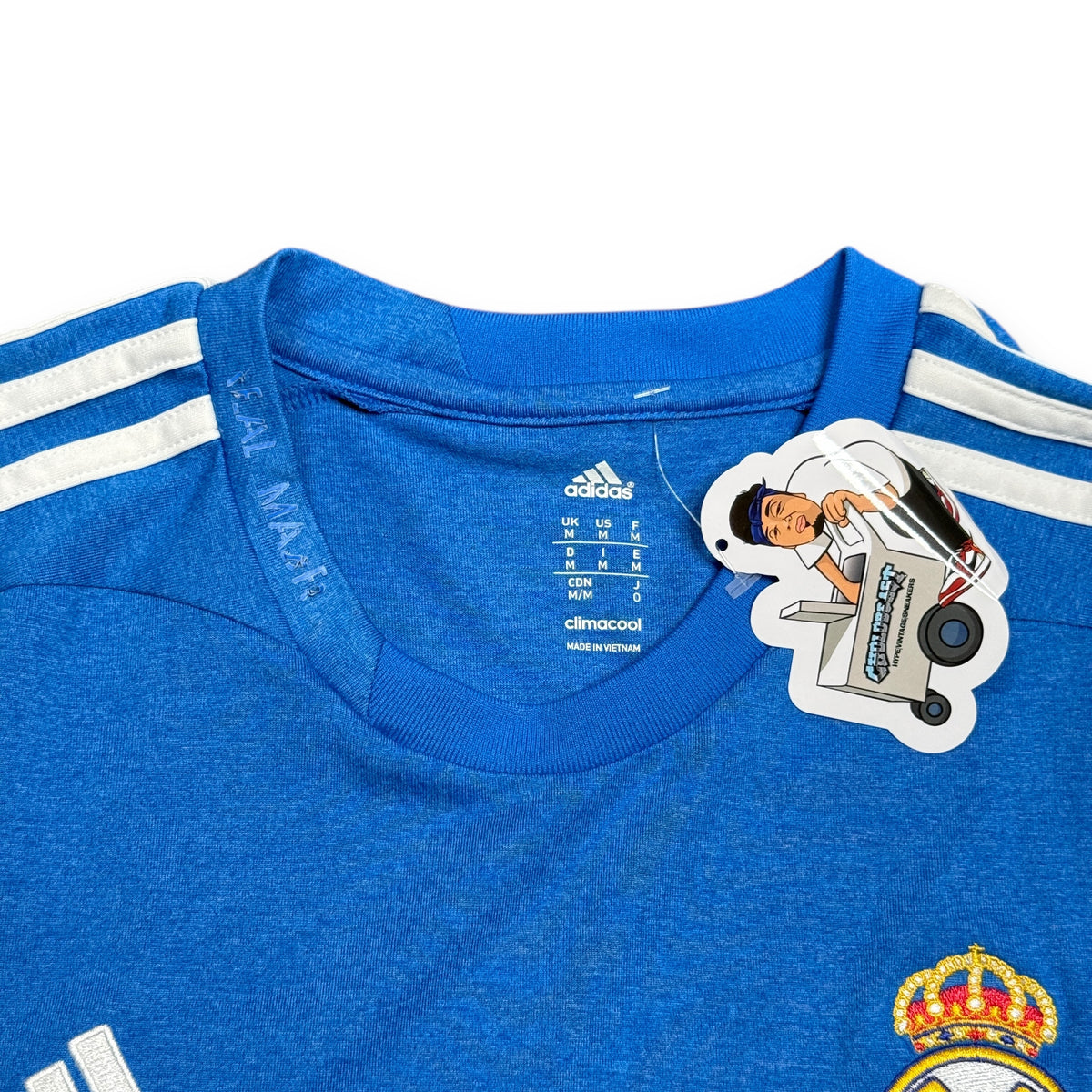 2013 Adidas Real Madrid Away Jersey M blue