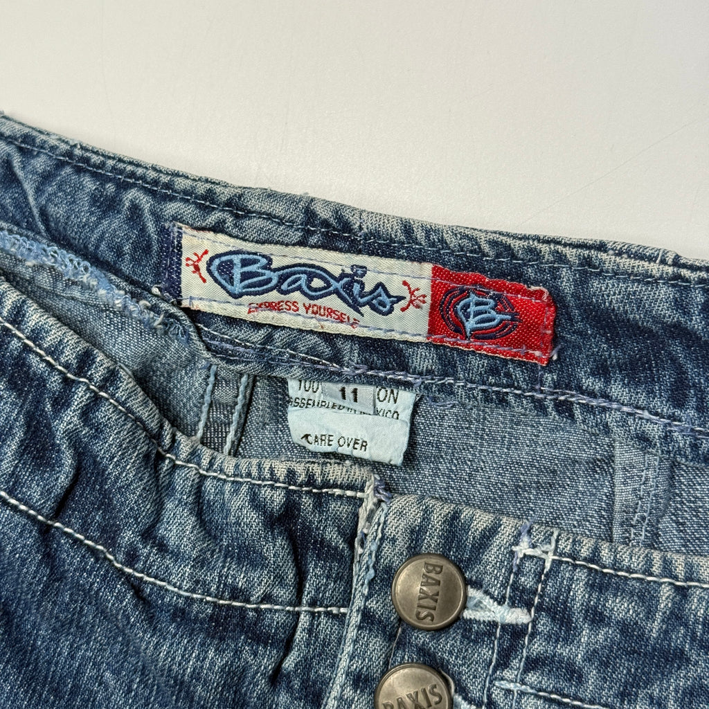 Y2K Baxis Utility Denim Shorts 29" M