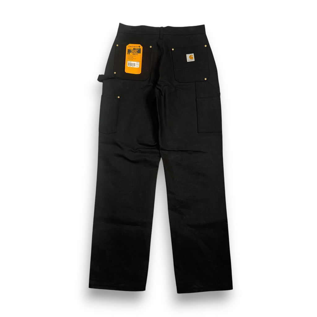 NWT Carhartt Iconic B01 Firm Duck Double Front Loose Fit Work Pants 30" Black
