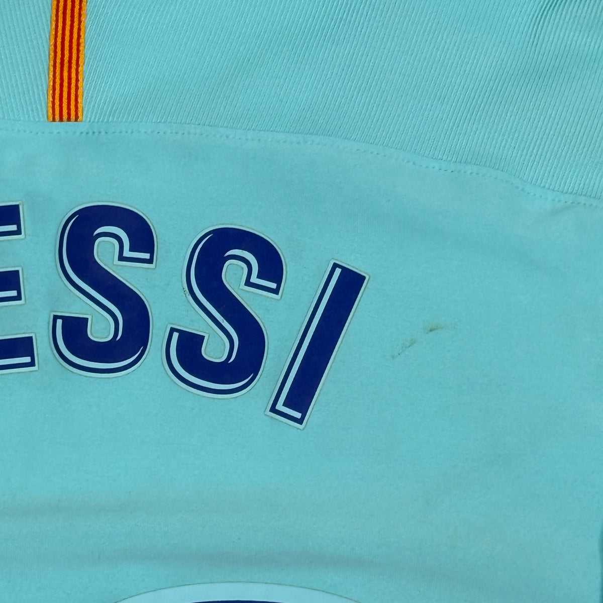 Nike 2017 Barcelona Messi Player Soccer Jersey L Away
