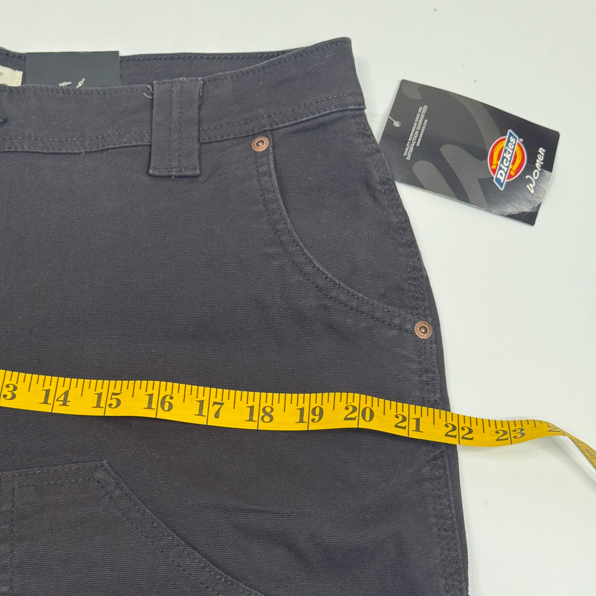 NWT Dickies Double Front Carpenter Straight Fit Pants 34" M/L Black