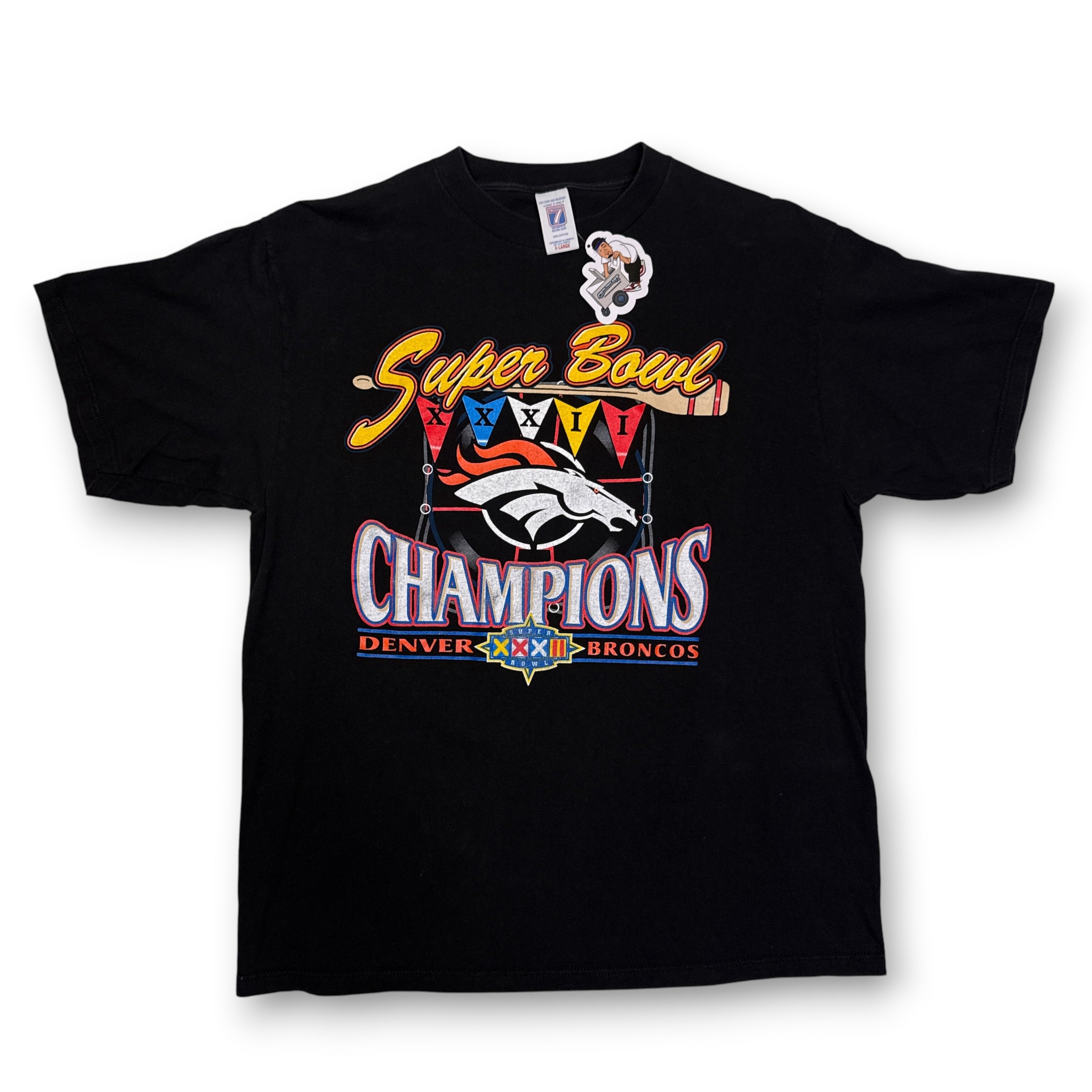 VTG Logo 7 1998 Super Bowl Bronco T Shirt XL