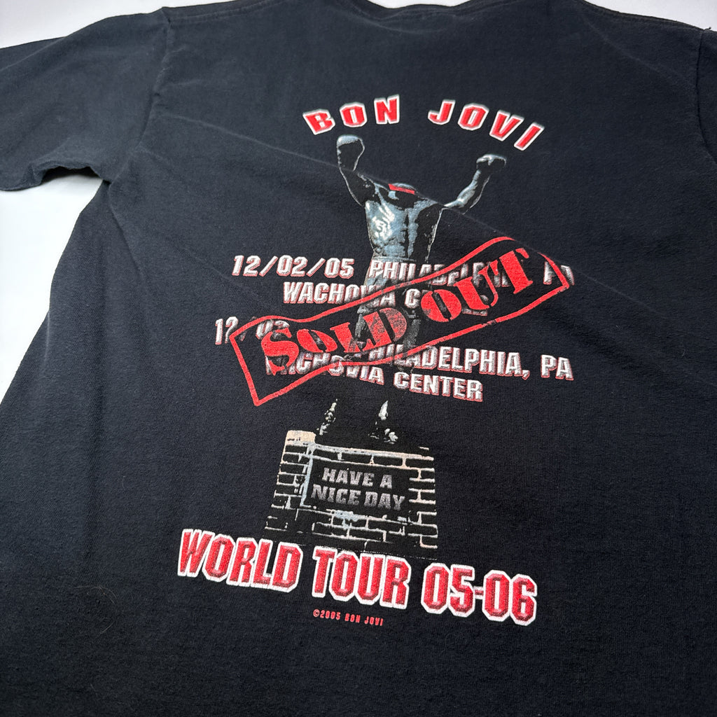 Y2K Bon Jovi Have A Nice DayWorld Tour T Shirt S