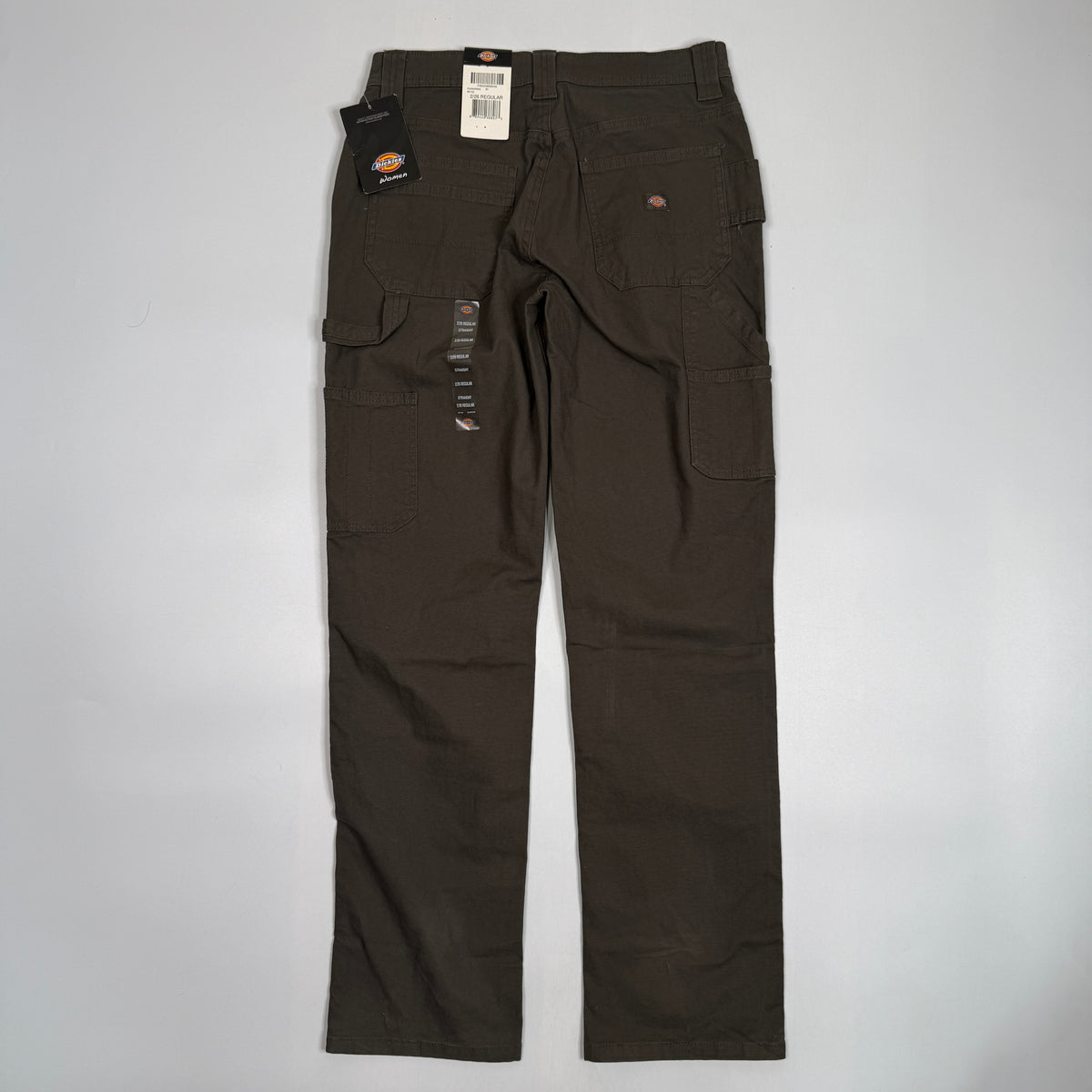 NWT Dickies Double Front Carpenter Straight Fit Pants 28" S Olive