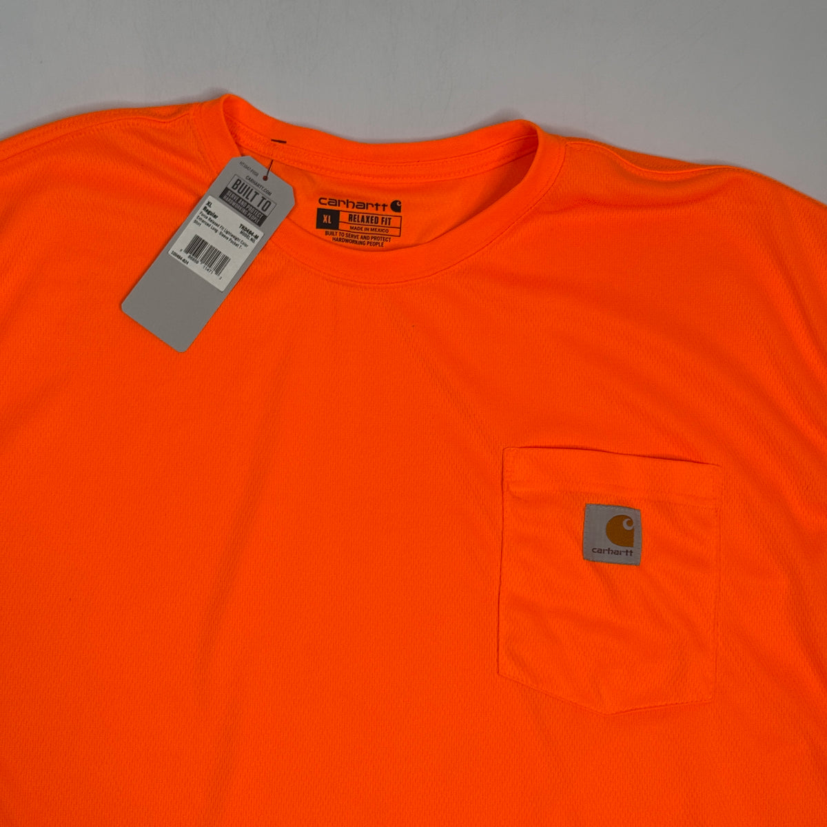Carhartt Relaxed Fit Color Enhancement Force L/S Shirt XL Orange