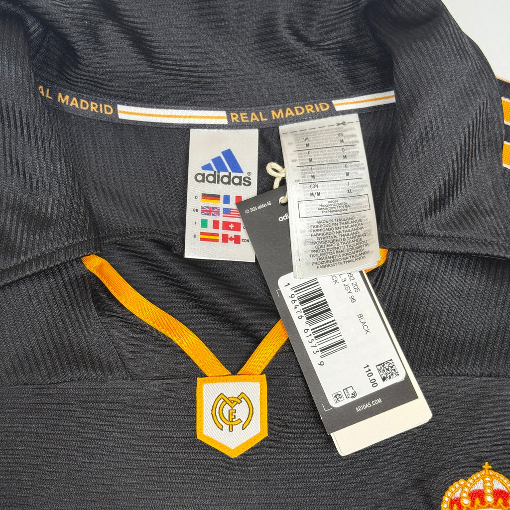 NWT 1999 Adidas Real Madrid Retro Away Soccer Jersey M