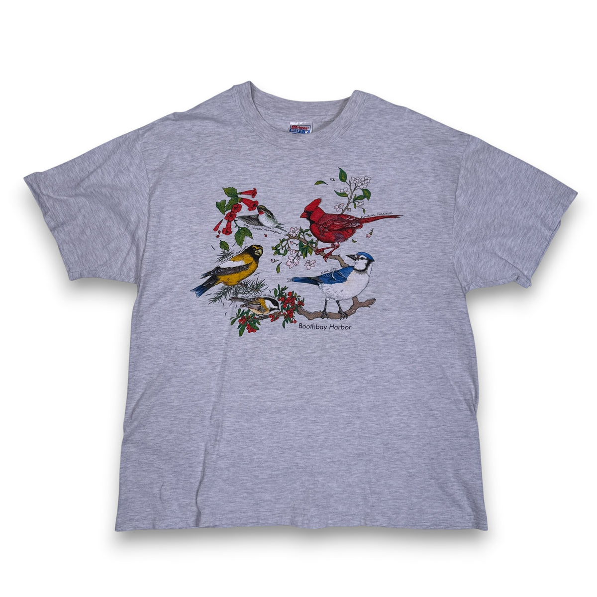 VTG Natures Flock Of Birds T Shirt L/XL