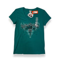 NWT Y2k Harley Davidson Roses V Neck T Shirt S Jade