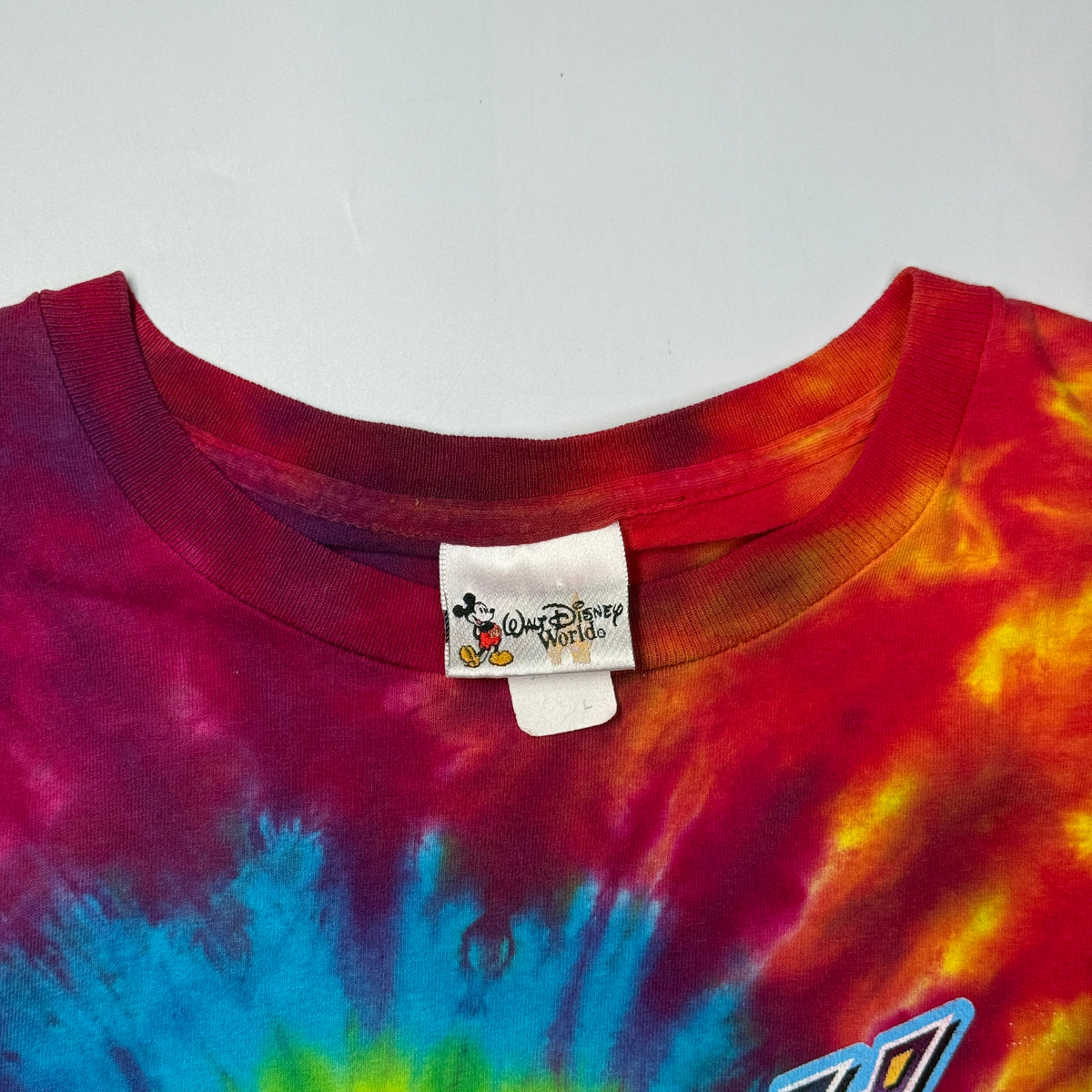 VTG Disney Aerosmith Rock N Roller Coaster Tie Dye L/XL