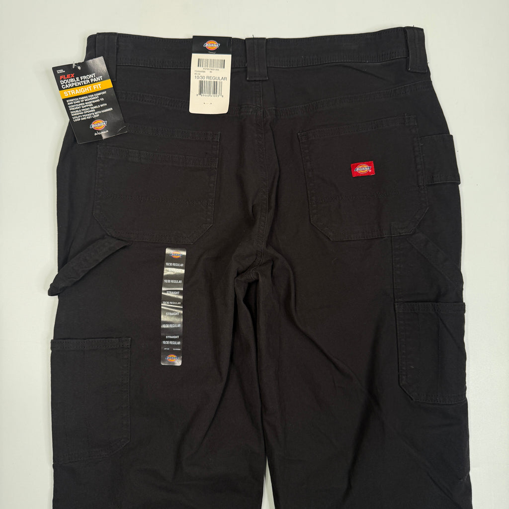 NWT Dickies Double Front Carpenter Straight Fit Pants 34" M/L Black