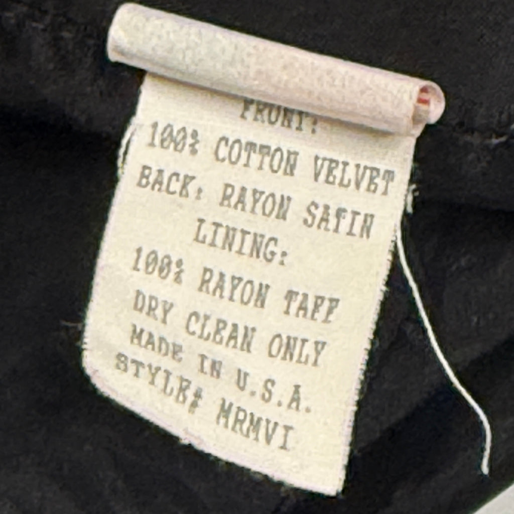 VTG Hard Rock Velour Vest M Violet