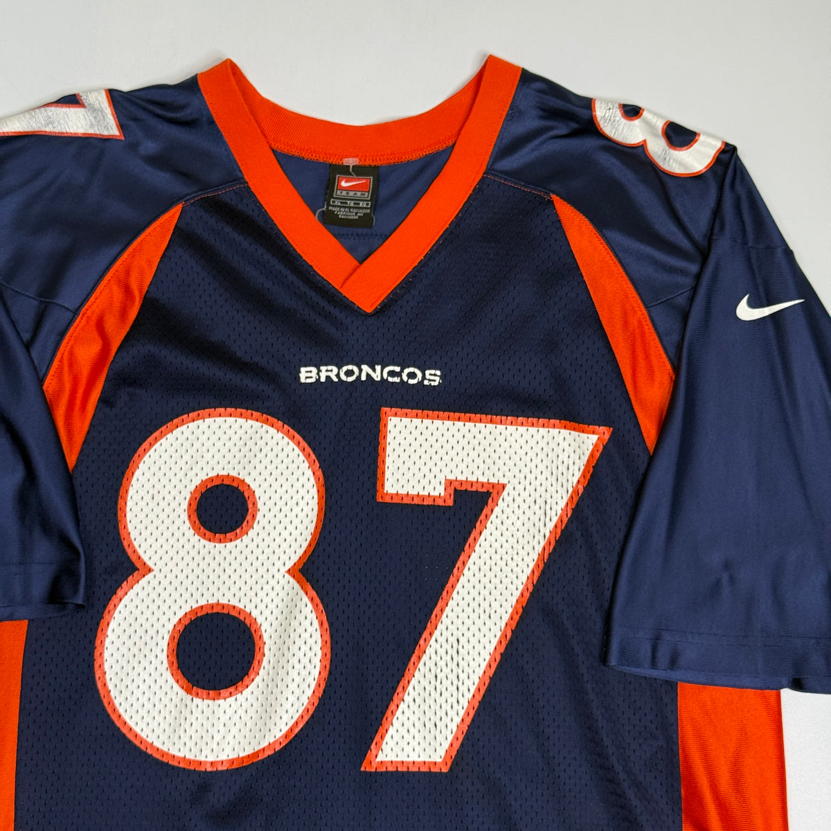 VTG 97' DEnver Broncos McCaffrey Football Jersey XL Home