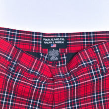 Load image into Gallery viewer, Y2K Polo Ralph Lauren Red Plaid Shorts S/28"