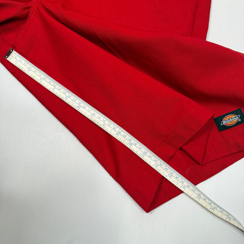 Y2K Dickies Loose Fit Oversize Red Shorts 36"