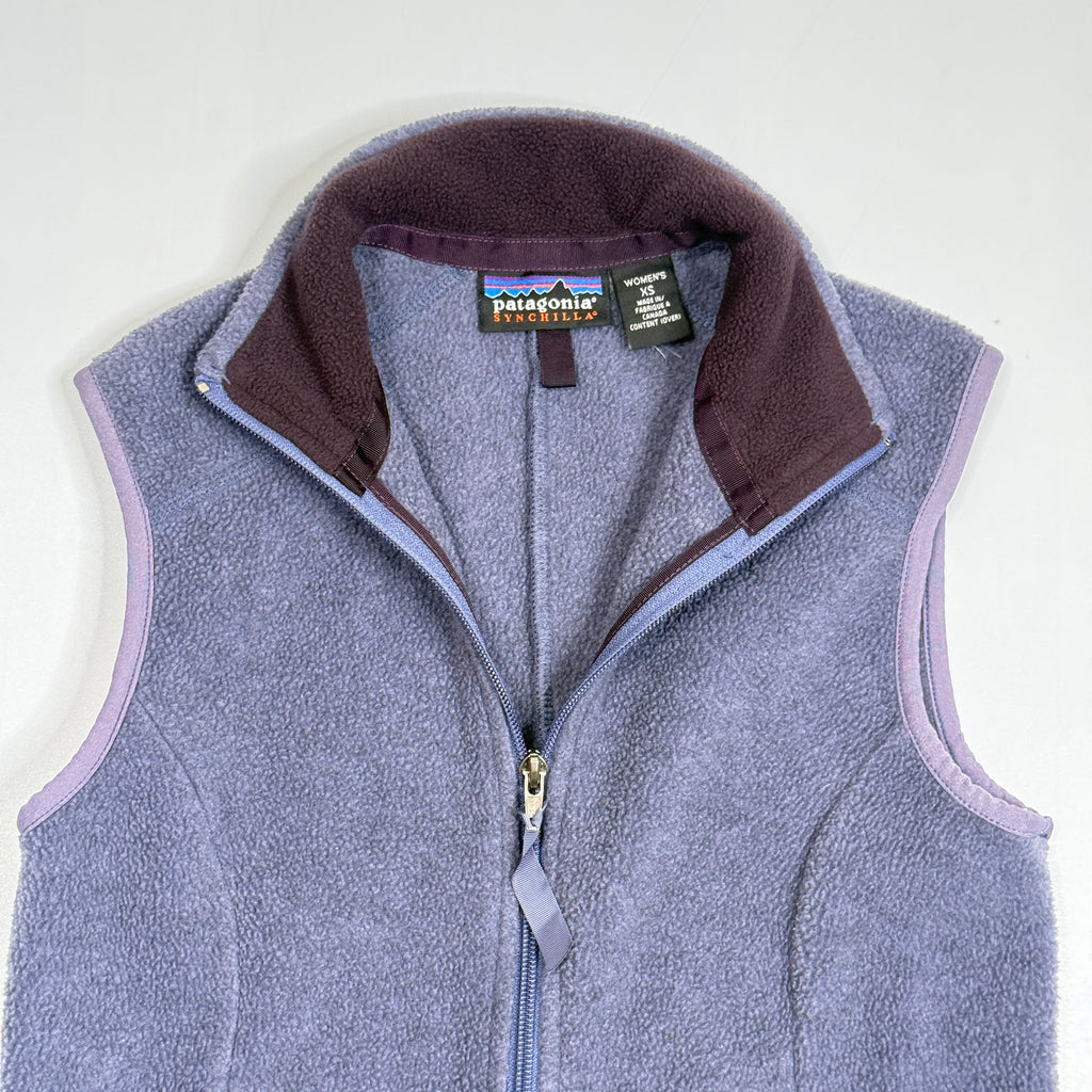 Y2K Patagonia Synchila Fleece Full Zip Vest XS