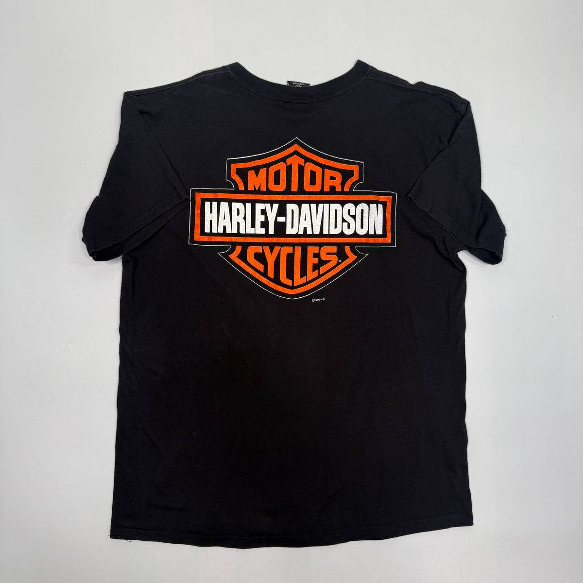 VTG Bald Eagle Harley Davidson HD T Shirt XL/L