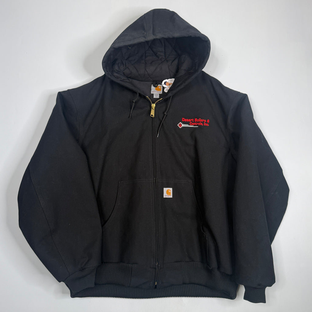 Y2K Carhartt J140 Duck Active Jacket 2XL Black