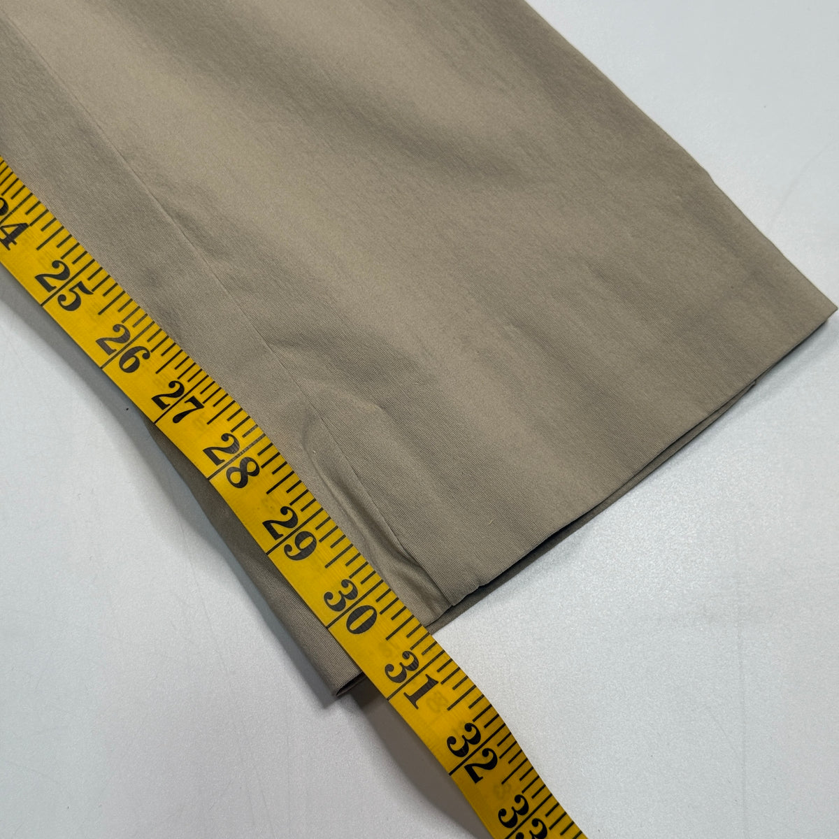Y2K Guess Jeans Low Rise Side Zip Flare Pants 27" S/M Khaki