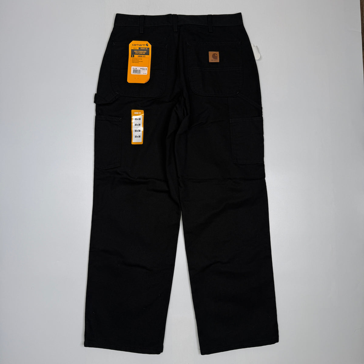 NWT Carhartt Relaxed Straight Duck Pants 32" Black