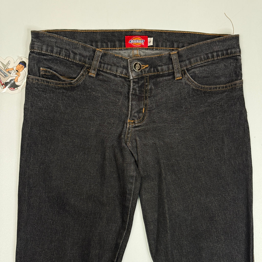 Y2K Dickies Y2K Denim Bootcut Low Rise Pants 29" S/M Black