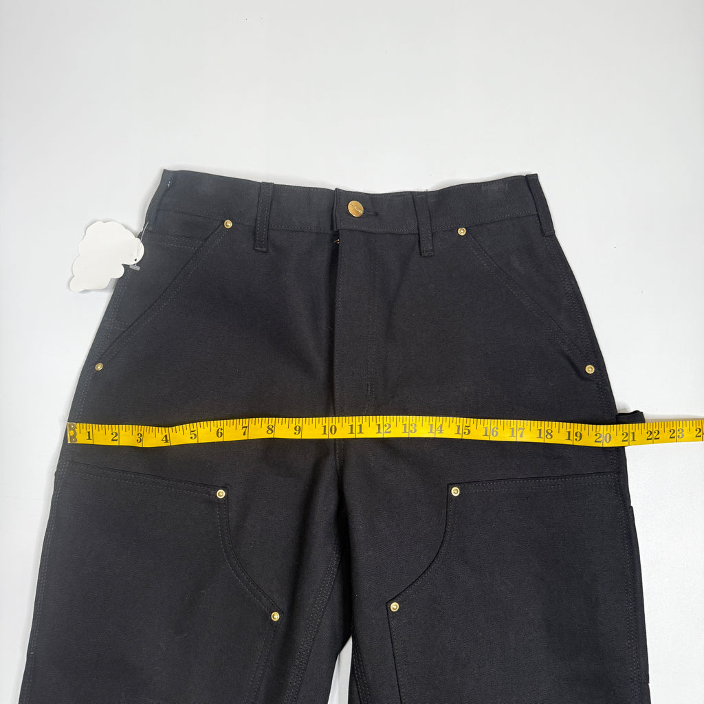 NWT Carhartt Iconic B01 Firm Duck Double Front Loose Fit Work Pants 30" Black