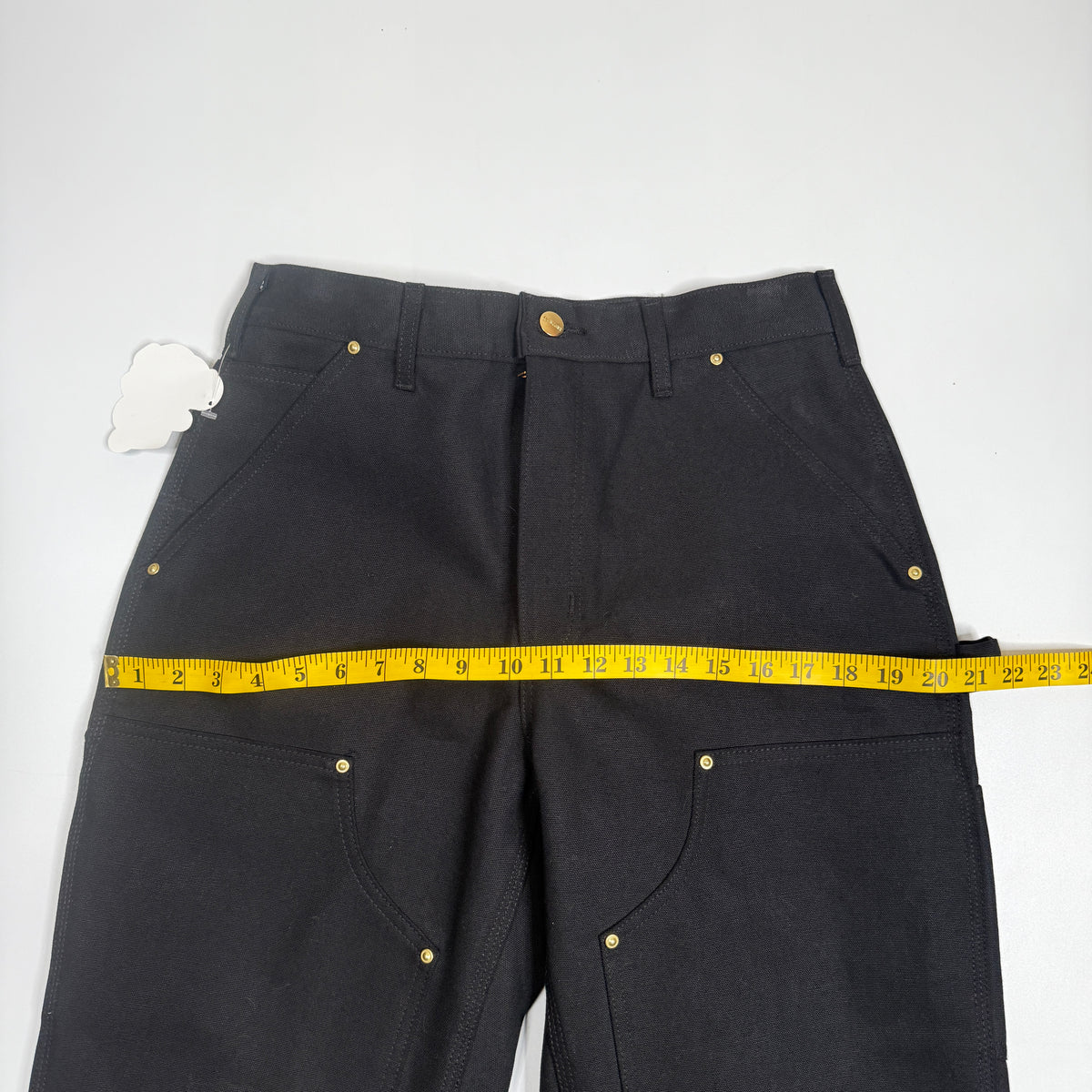 NWT Carhartt Iconic B01 Firm Duck Double Front Loose Fit Work Pants 30" Black