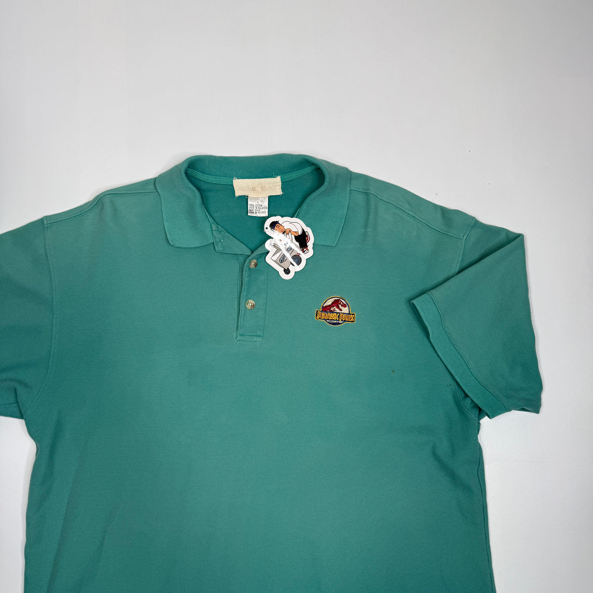 VTG Universal Studios Jurassic Park Polo Shirt L/XL