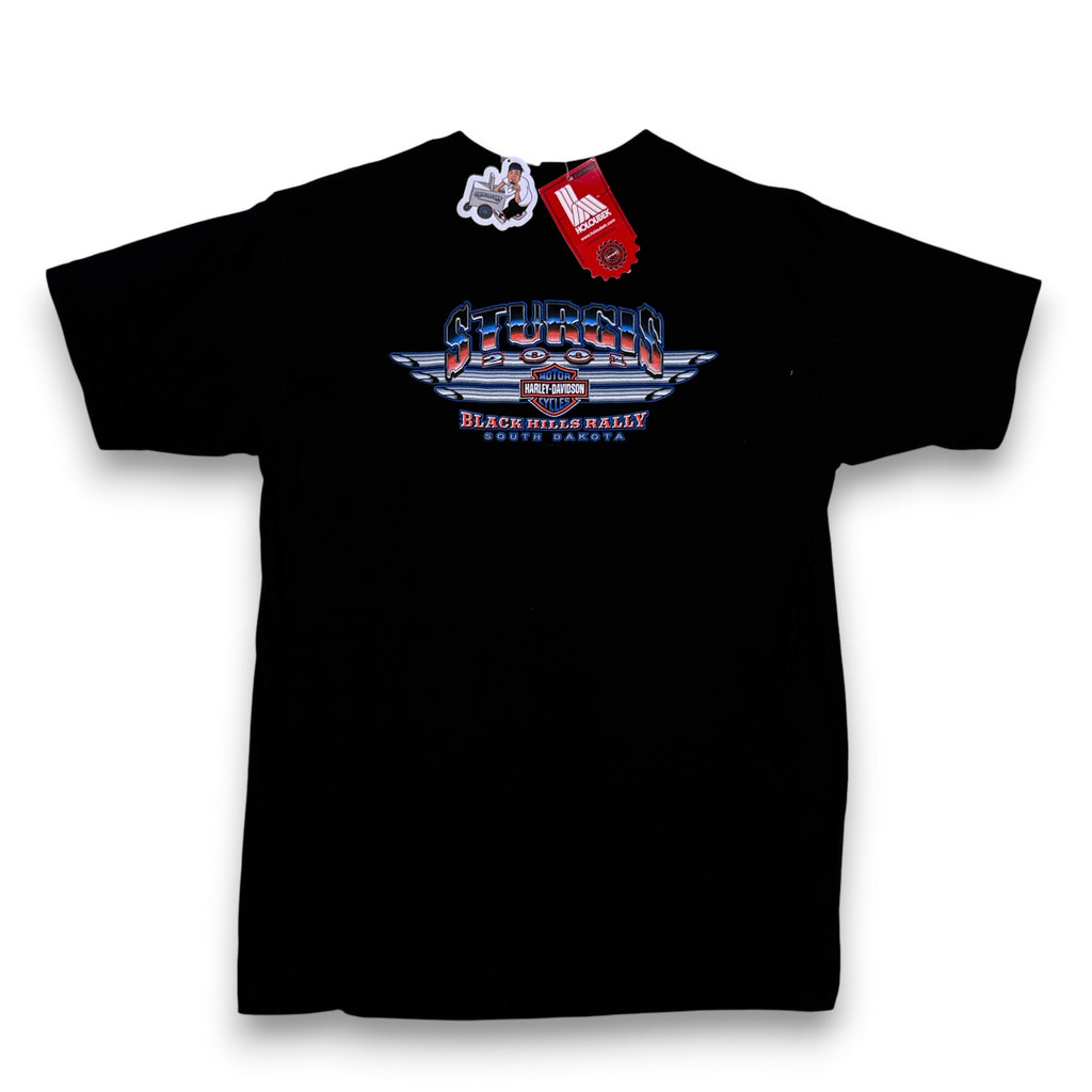 NWT 2001 Harley Davidson Sturgis Black Hills Rally T Shirt 2XL Black