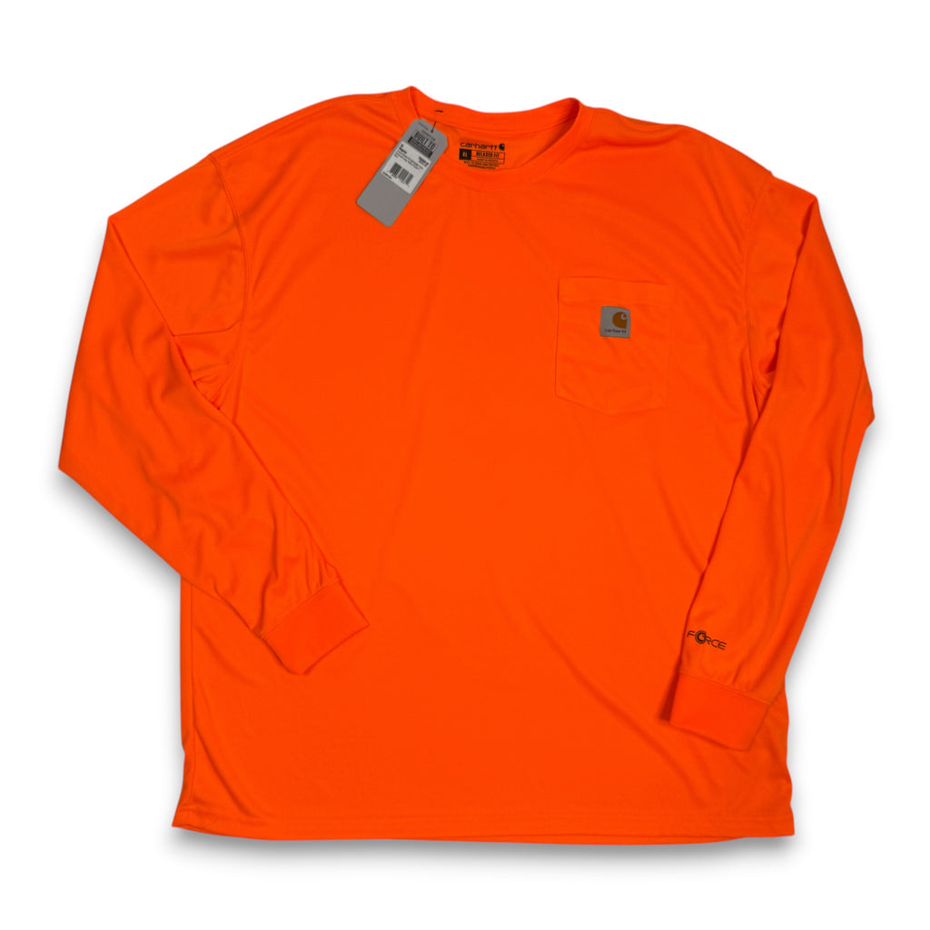 Carhartt Relaxed Fit Color Enhancement Force L/S Shirt XL Orange