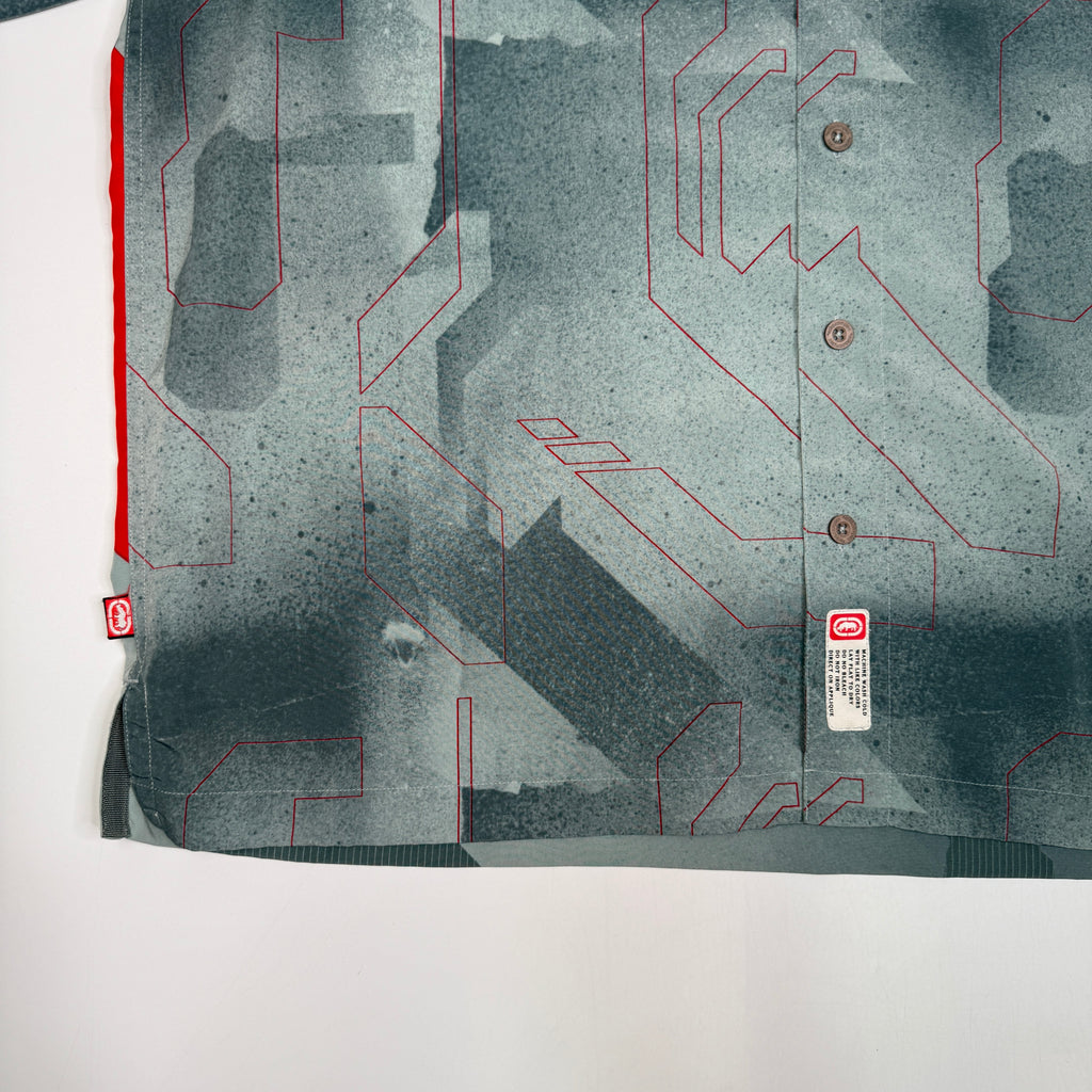 Y2K Ecko Complex Mindlabs Button Up XL