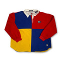 VTG Tommy Hilfiger Colorblock Fleece Polo S Boxy