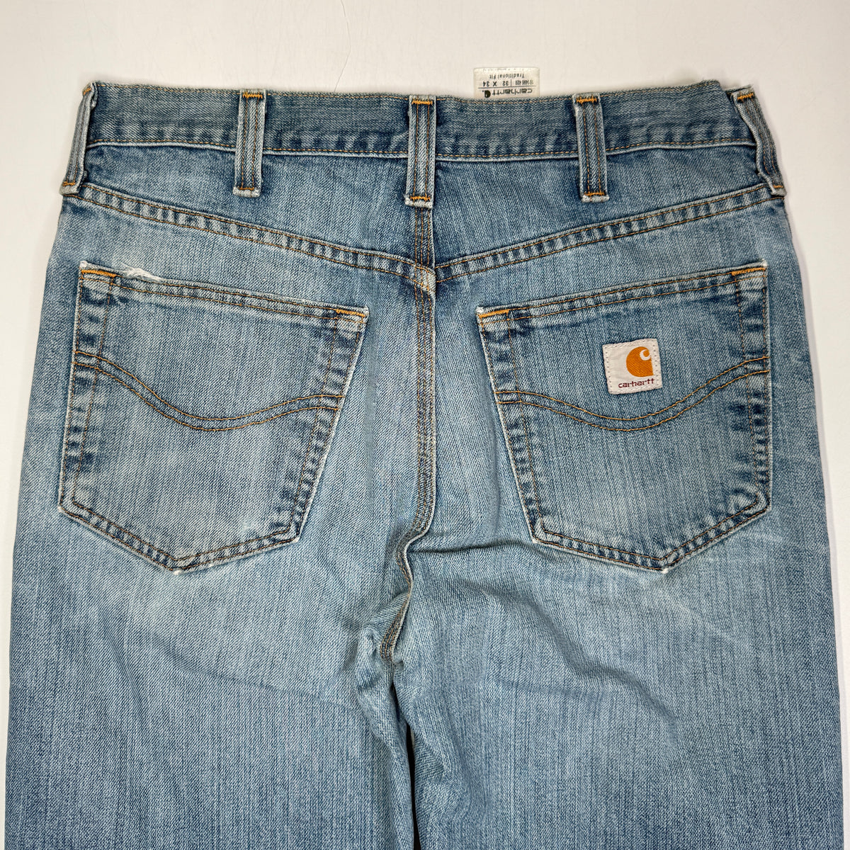Carhartt Relaxed Straight Fit Rigby Denim Jeans 32"