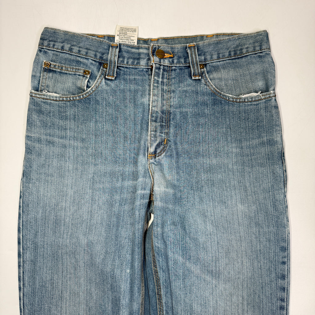 Carhartt Relaxed Straight Fit Rigby Denim Jeans 32"