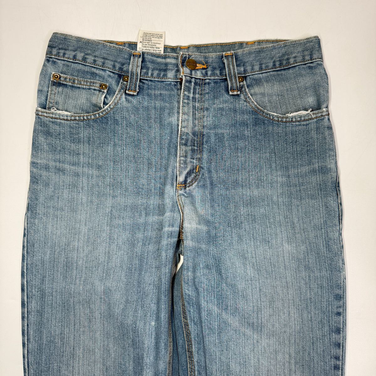 Carhartt Relaxed Straight Fit Rigby Denim Jeans 32"
