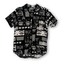 Hot Topic Alt Rayon Button Up M
