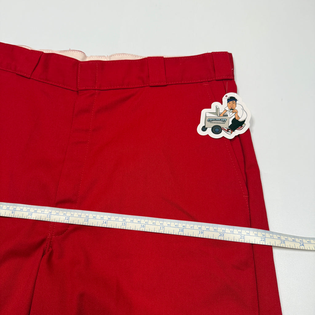 Y2K Dickies Loose Fit Oversize Red Shorts 36"