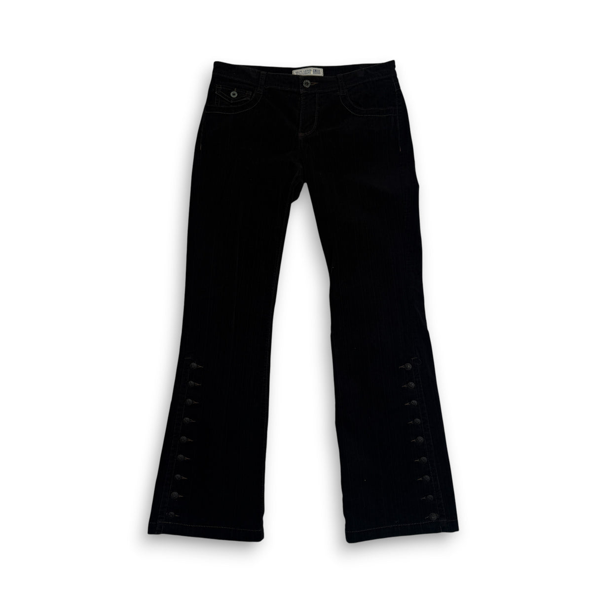 Y2K Polo Ralph Lauren Bootcut Pants 32" M/L Black