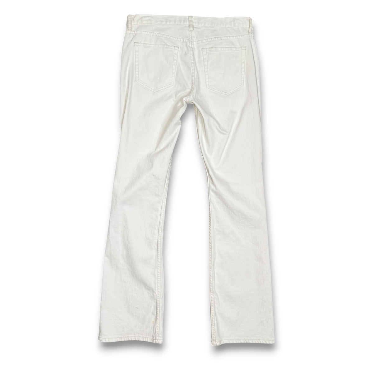 Y2K Polo Jeans Ralph Lauren Mid Rise Bootcut Jeans 33" M/L White